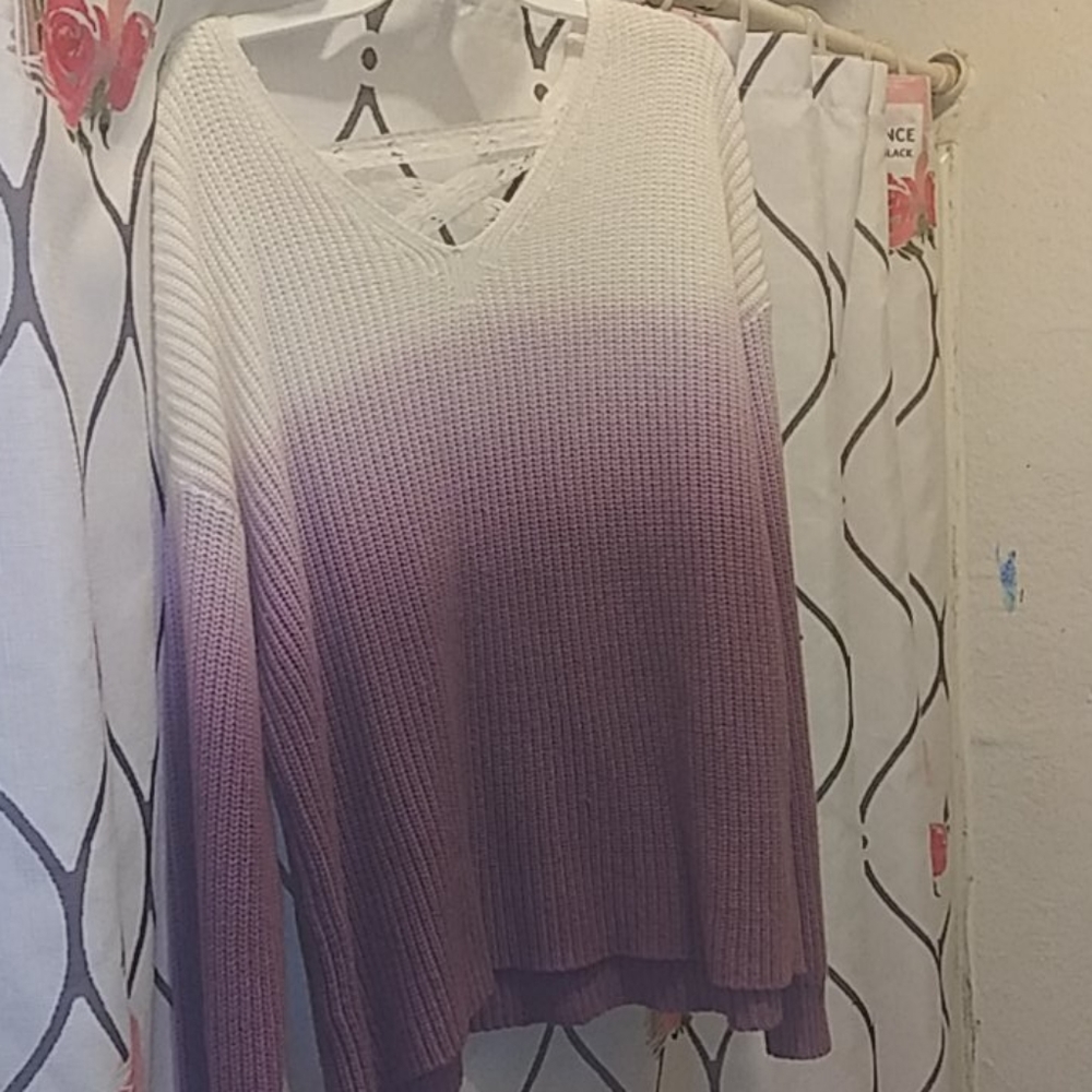 Knitted justice sweater